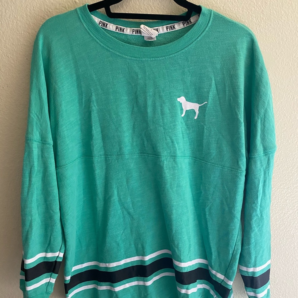 Pink long sweat shirt great condition size S